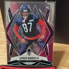 2025 Panini Phoenix Football Luther Burden III Rookie #196 Chicago Bears Card