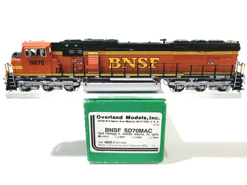 Overland OMI BNSF SD70MAC Burlington Northern Santa Fe #9870 HO latón #6622.1 | Zustand: Used