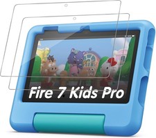 7 Kids Pro/7 Kids Tablet Screen Protector, 2 Pack, Tempered Glass, 9H Hardness