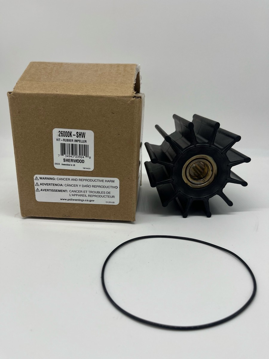 Sherwood 26000K Impeller Kit replaces Cummins 3972366 Fits 8.3QSC