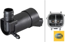HELLA 8TW006848-171 Waschwasserpumpe für Scheibenreinigung Wischerpumpe 