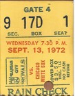 Amos Otis 500th Game 9/13/72 White Sox at Royals Ticket Stub — photo 1