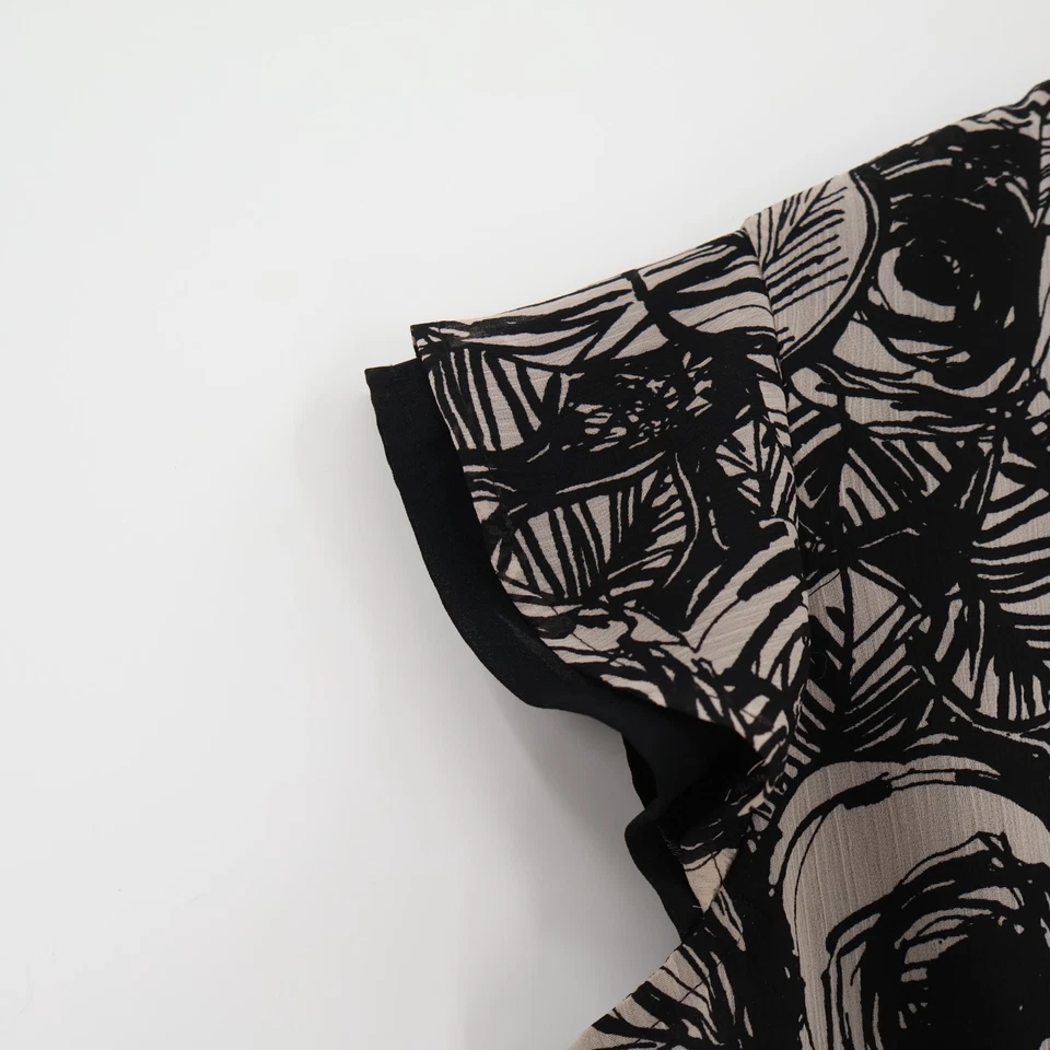 Whimsigoth Sheer Overlay 婴儿娃娃上衣黑暗仙女垃圾办公室警报器尺寸 M — 第 3/4 张图片