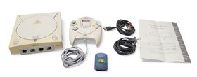 SEGA DREAMCAST HKT-3020 WHITE 2000 NTSC-U VIDEO GAME CONSOLE w/ CONTROLLER
