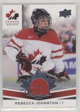 2014 Upper Deck Team Canada Juniors Jerseys Rebecca Johnston #205 1e15