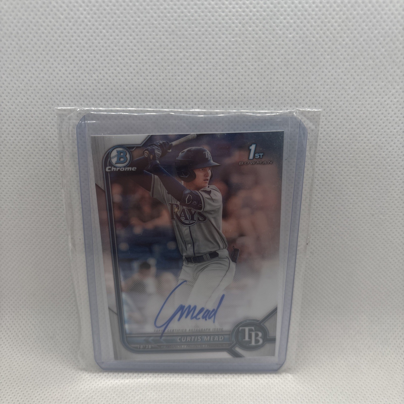 Curtis Mead 2022 Bowman Chrome Prospect Auto #CPA-CM