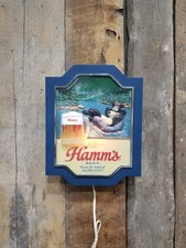 Rare Vintage 60s-70s Hamm's Beer Bear 3D Lighted Sign