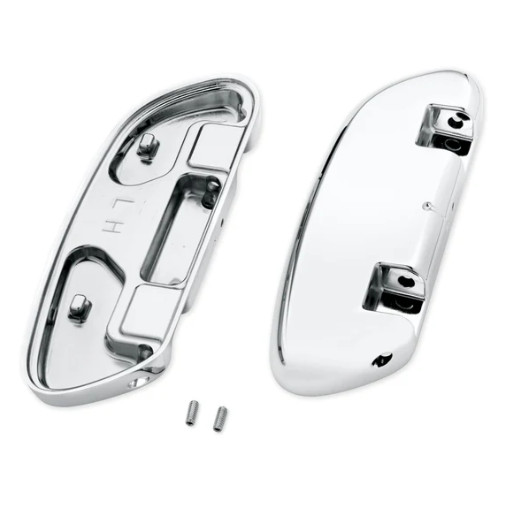 Plateaux de marchepieds passager Harley Davidson pièce moto origine ref 50716-04 caoutchouc