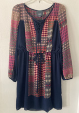 Maeve Anthropologie Whimsigoth Peasant Boho Workwear Dress size S Relaxed