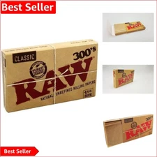 300 Count  Rolling Papers - 1.25'' Ultra Thin, All-Natural & Additive-Free