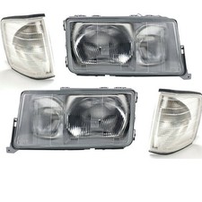 Scheinwerfer Set Blinker passend für Mercedes W201 H4 H3 lin. re. 190 82 bis 93