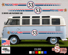Fit Volkswagen Kombi Samba T1 T2 Herbie 53 Love Bug Classic Bus Decal Sticker Fit Volkswagen Kombi Samba T1 T2 Herbie 53 Love Bug Classic Bus Decal Sticker