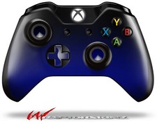 Smooth Fades Blue Black Skin for XBOX One Controller