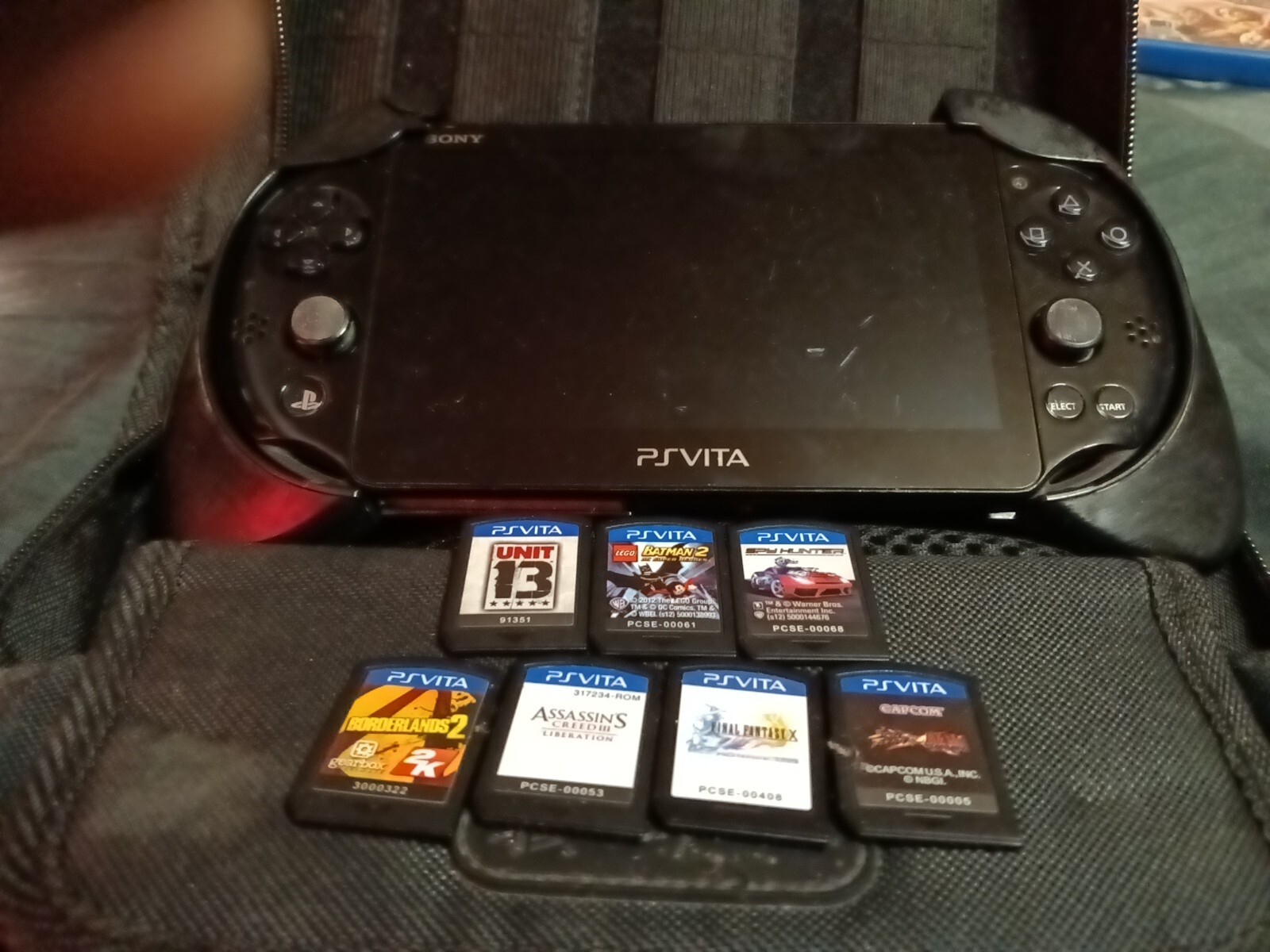 Sony PlayStation Vita Model PCH 2001 + With 7 Games For Parts Not