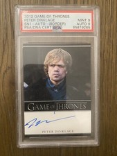 2012 Game Of Thrones Peter Dinklage SN1-auto-border PSA9 Auto Psa9