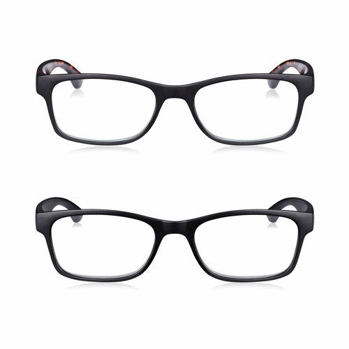 2 Pack Reading Glasses for Men and Women 2 Colours , 2 x Ready to Wear Glasses - Picture 37 of 49