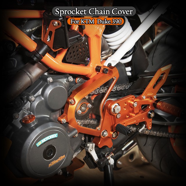 Motorcycle Sprocket Cover Chain Guard For KTM DUKE 390 250 2017 2018