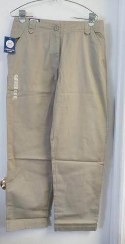 Universal Girls School Uniform Pants Khaki Beige Size 11