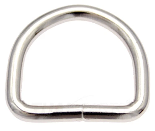THAL PARTS® 10 St. D-Ringe 18mm x14x2,8 Stahl vern. Halbrund Ring Halbrunde D Ringe D-Ring