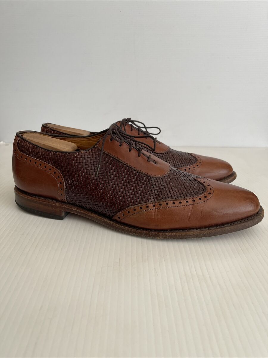 Allen Edmonds Hampstead Woven Braided Oxford - Brown - 12 B Allen Edmonds Hampstead Woven Braided Oxford - Brown - 12 B