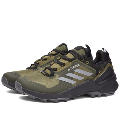Adidas TERREX Swift R3 GORE-TEX Men's Hiking Shoes Olive / Grey