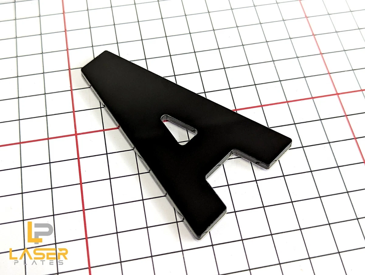 4D LASER CUT LETTERS For NUMBER PLATES/SIGNS Self Peel