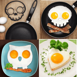 Silicone Egg Ring Breakfast Pancake Cooking Tools Frying Egg Moulds Fried Egg Molds Cooking Kitchen Gadgets