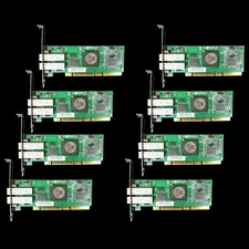 Lot of 8x Qlogic D33170 Fibre Channel Host Bus Adapter Card PCI-X 133 qla2340