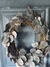 Laura Ashley Christmas Festive Light Up Wreath  