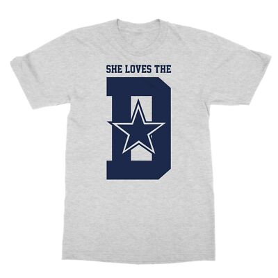 Dallas Cowboys She Loves The D Men's T-Shirt