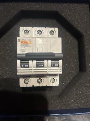 Merlin Gerin Schneider Multi9 C60HB MCB B32 32A 3-polig 3P Leitungsschutzschalter