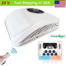 12000BTU 24V Rooftop DC Air Conditioner RV A/C Unit Non-Duct Cool & Heat 2 in 1