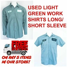 Used Work Shirts GREEN Cintas, Redkap, Unifirst, G&K