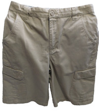 Old Navy Boys Khaki Built In Flex Adjustable Waist Shorts Size 16 A7