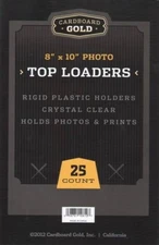 200 PREMIUM CBG Toploaders 8X10 Photo 8 X 10 Top Load Holders