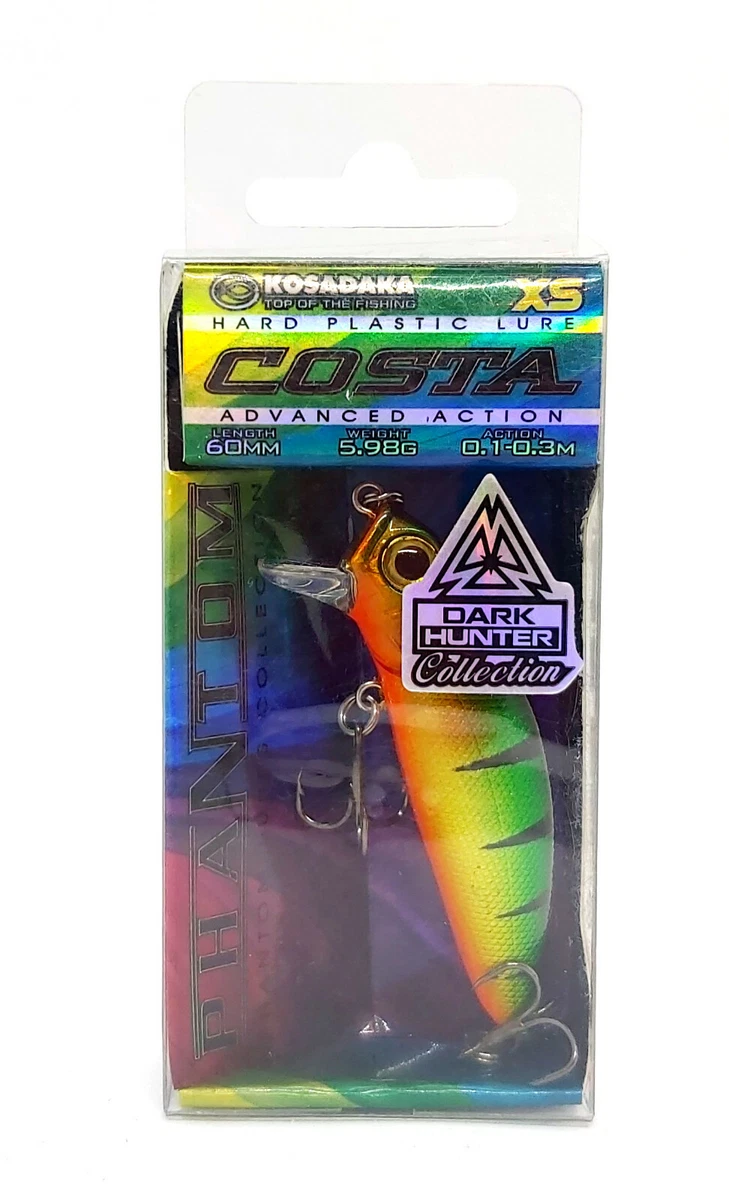 KOSADAKA PHANTOM COSTA XS 60F FLOATING FISHING HARD BAIT MINNOW LURE 60mm