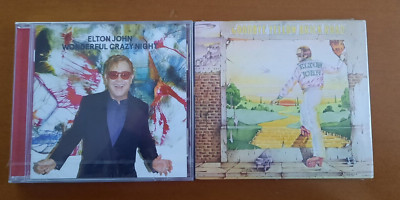 ELTON JOHN Wonderful Crazy Night +Goodbe Yellow Brick Road 2 CD versiegelt