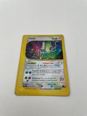 Pokémon Celebi 145/144 Holo Reverse Skyridge Ultra Rare - ENG