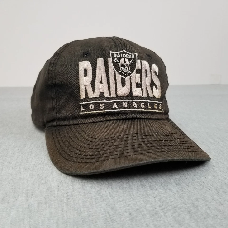 老式洛杉矶突袭者队帽子运动平沿帽黑色德鲁·皮尔森·尤根 — 第 2/4 张图片