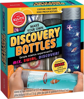KLUTZ Make Your Own Discovery Bottles Science/STEM Activity Kit 