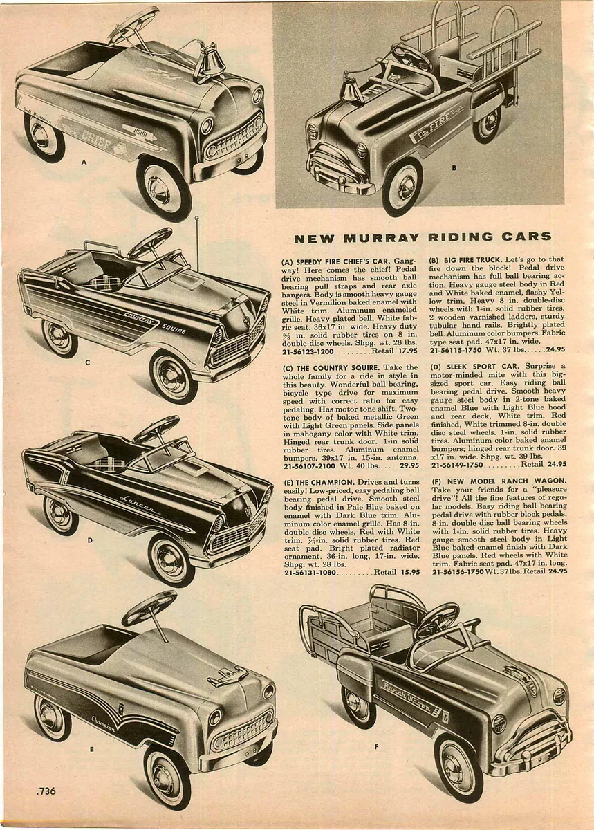 Hand pedal car sales