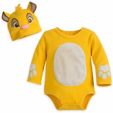 Disney Store Simba Baby Bodysuit Costume Dress Up Lion King 6-9mos or 18-24mos