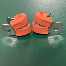 TRANSDIGM ~ 400WSS2 ~  ORANGE CLAMP LOOP (LOT OF 2)