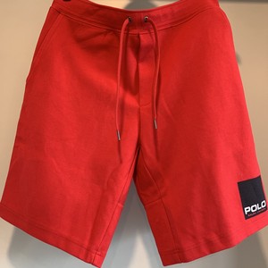 black polo sweat shorts