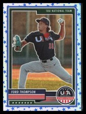 2023 Panini USA Baseball Stars & Stripes Ford Thompson #17 Stars