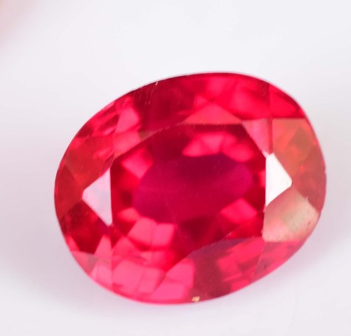 6.20 Ct Natural Mozambique Blood Red Ruby Certified Stunning Oval Gemstone - Picture 2 of 6