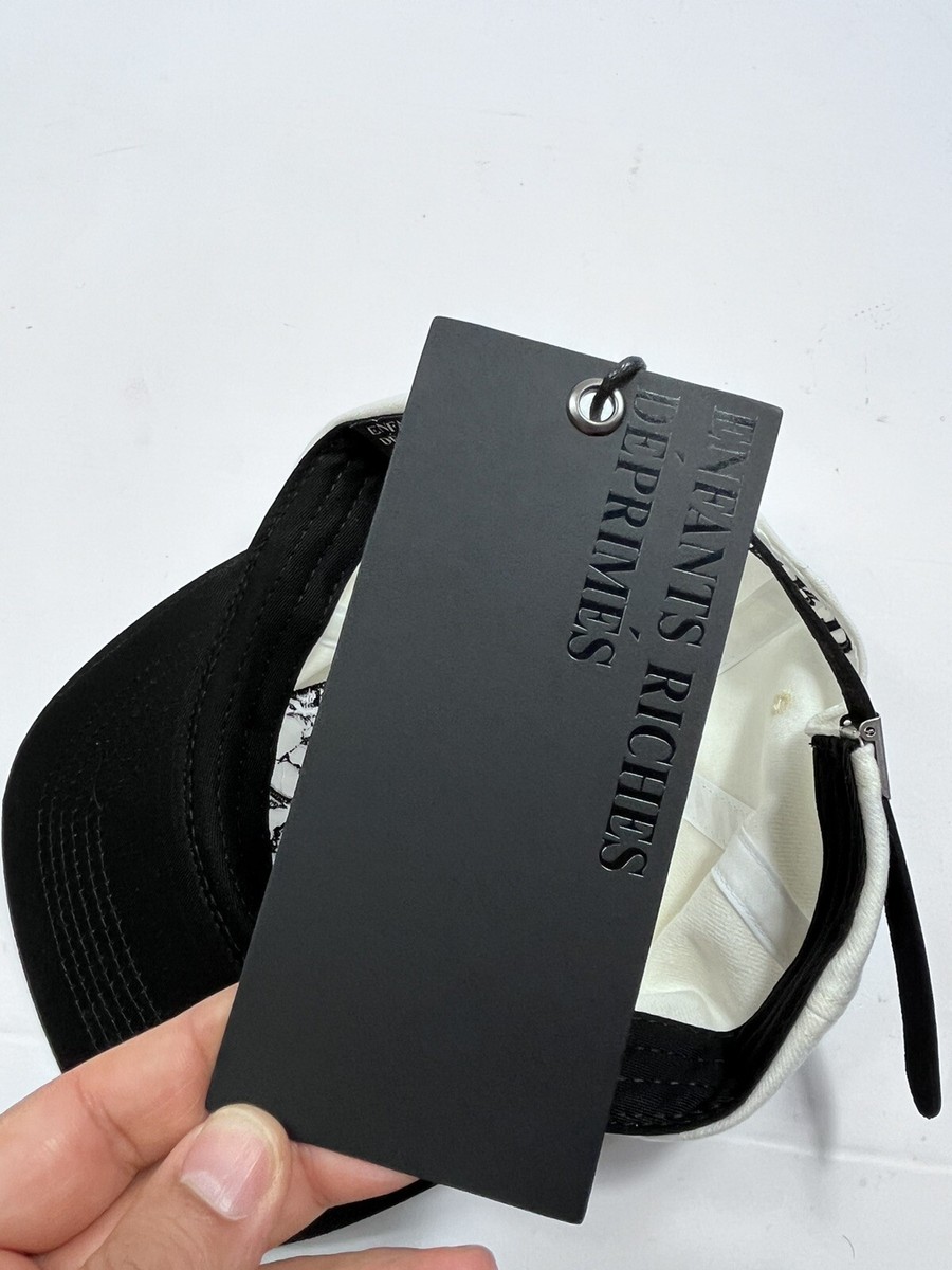 ENFANTS RICHES DEPRIMES LEATHER-TRIMMED LOGO EMBROIDERED ENFANTS RICHES DEPRIMES LEATHER-TRIMMED LOGO EMBROIDERED