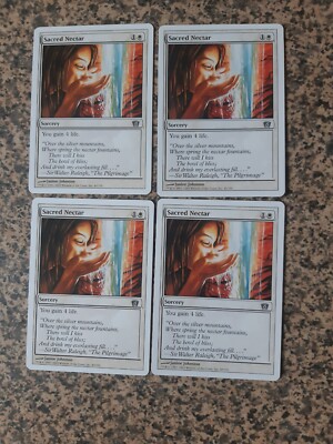 MTG 4 x Sacred Nectar - 8th Edition