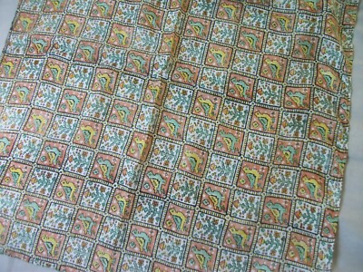 indisches ,exclusives Tuch 100% SEIDE  70 x 68 cm  - neuw.