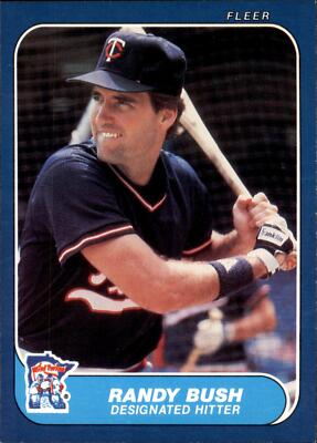 Randy Bush #388 1986 Fleer
